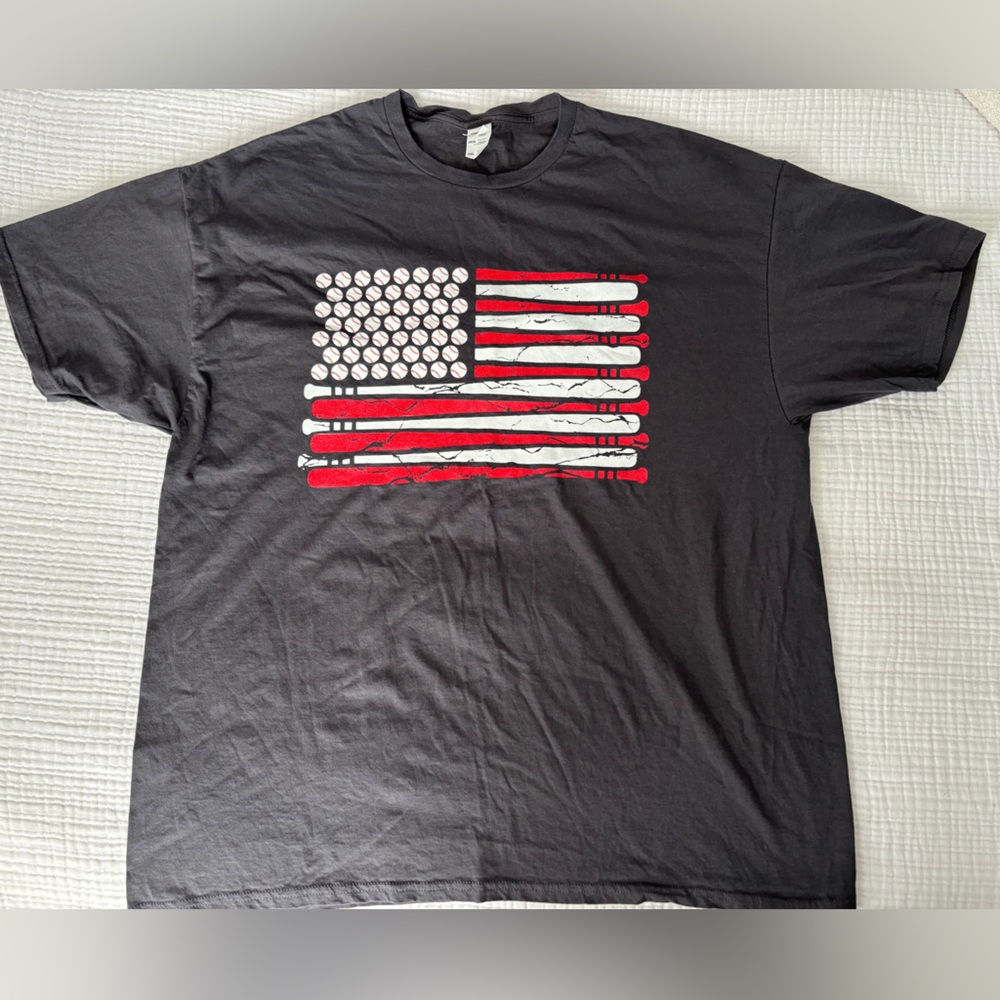 Flag Baseball T-Shirt